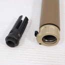 【中古即納】[MIL] Airsoft Artisan(エアソフト・アルチザン) SUREFIREタイプ SOCOM556-RC QDダミーサイレンサー & FH556RC スチールフラッシュハイダー DE(ダークアース)(AA-SIL-05-DE-A)(20181130)
