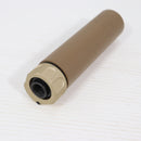 【中古即納】[MIL] Airsoft Artisan(エアソフト・アルチザン) SUREFIREタイプ SOCOM556-RC QDダミーサイレンサー & FH556RC スチールフラッシュハイダー DE(ダークアース)(AA-SIL-05-DE-A)(20181130)