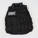 【中古即納】[MIL] ノーブランド SWATタイプ タクティカルベスト キッズサイズ BK(ブラック/黒)(20150223)