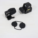 【中古即納】[MIL] ノーブランド EOTechタイプ EXPS3-2 ホロサイトモデル ドットサイト 現行刻印Ver & G43 マグニファイア 3倍ブースターセット BK(ブラック/黒)(SC-0067-bk)(20150223)
