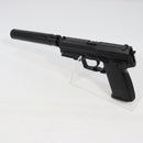 【中古即納】[MIL] クラウンモデル エアコッキング スライドストップ ハンドガン USP サイレンサー付き (10歳以上専用)(20241228)