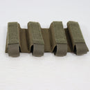 【中古即納】[MIL] PEW TACTICAL(PEWタクティカル) FCタイプ ターンオーバー SMG クアドラプルマガジンポーチ OD(オリーブドラブ)(20150223)