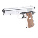 【中古即納】[MIL] マルシン工業 発火モデルガン コルト コンバットコマンダー シルバーABS (18歳以上専用)(20150223)