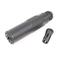 【中古即納】[MIL] 5KU CGSタイプ SCI-SIX サイレンサー & スチールフラッシュハイダー Ver2. BK(ブラック/黒)(20150223)