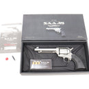【中古即納】[MIL] 東京マルイ エアーリボルバー プロ SAA.45 アーティラリー 5 1/2インチ SV(シルバー) (10歳以上専用)(20220728)