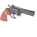 【中古即納】[MIL] クラウンモデル ガスリボルバー コルトパイソン.357マグナム 4インチ (18歳以上専用)(20100426)