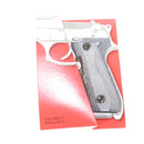 【中古即納】[MIL] Pachmayr(パックマイヤー) M92FS用 G10グリップ チェッカー GY(グレー)/BK(ブラック)(