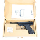 【中古即納】[MIL] マルシン工業 固定スライドガスガン スタームルガー Mk1(マーク1) 6mmBB ノーマルバレル Wディープブラック ABS (18歳以上専用)(20210220)