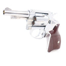 【中古即納】[MIL] マルシン工業 ガスリボルバー ポリスリボルバー 6mmBB・Xカートリッジ仕様 3インチ シルバー ABS(カッパーヘッドカートリッジ10発付属) (18歳以上専用)(20210317)