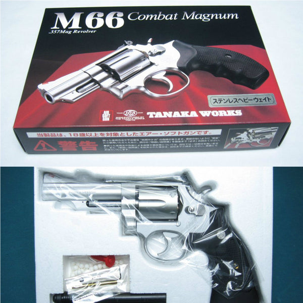 販売価格¥17,783】【新品即納】タナカ ガスリボルバー S&W M66 4インチ