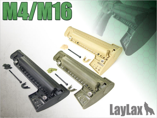 【新品即納】[MIL]LayLax(ライラクス)M16 フィクスドパワーソースストック TAN(20150223)