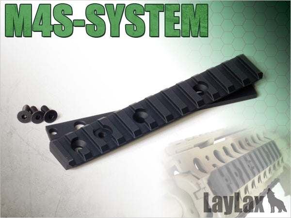 【新品】【お取り寄せ】[MIL]LayLax(ライラクス) M4S-SYSTEM サイドロングレイル(20150223)