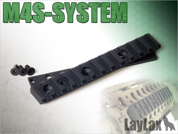 【新品即納】[MIL]ライラクス M4S-SYSTEM サイドロングレイル(20150223)