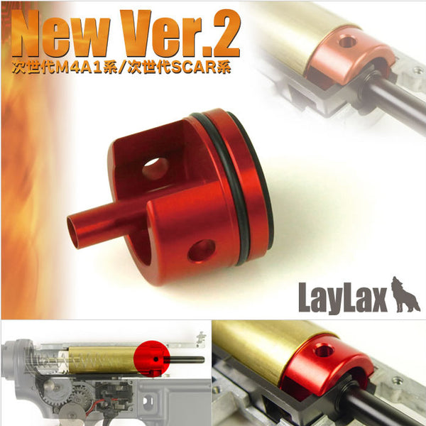 【新品即納】[MIL]LayLax(ライラクス) エアロシリンダーヘッド NewVer.2(20150223)