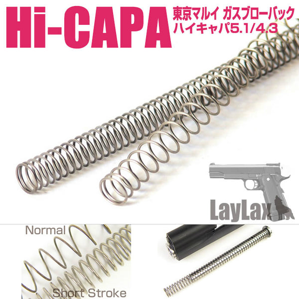 【新品即納】[MIL]LayLax(ライラクス) Hi-CAPA5.1 ショートストロークリコイルスプリング(20150223)