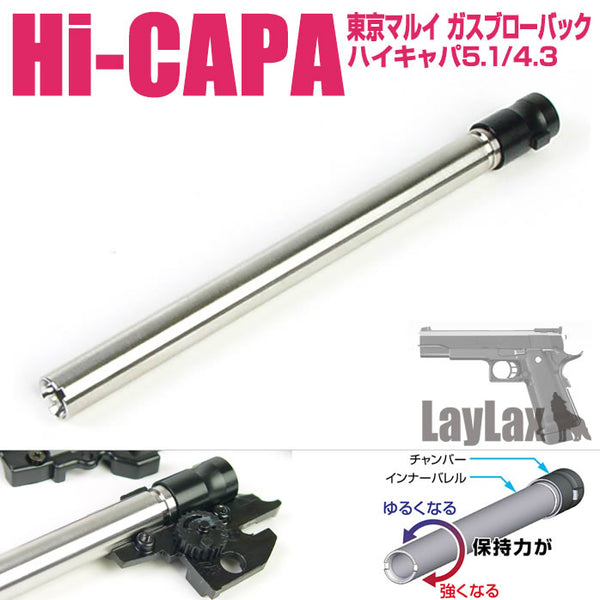 【新品即納】[MIL]ライラクス Hi-CAPA5.1 ノンHOPインナーバレル&チャンバー(20150223)