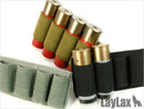 【新品即納】[MIL]LayLax(ライラクス)ショットガンシェル ホルダー(4発用×1個入り) TAN(20150223)