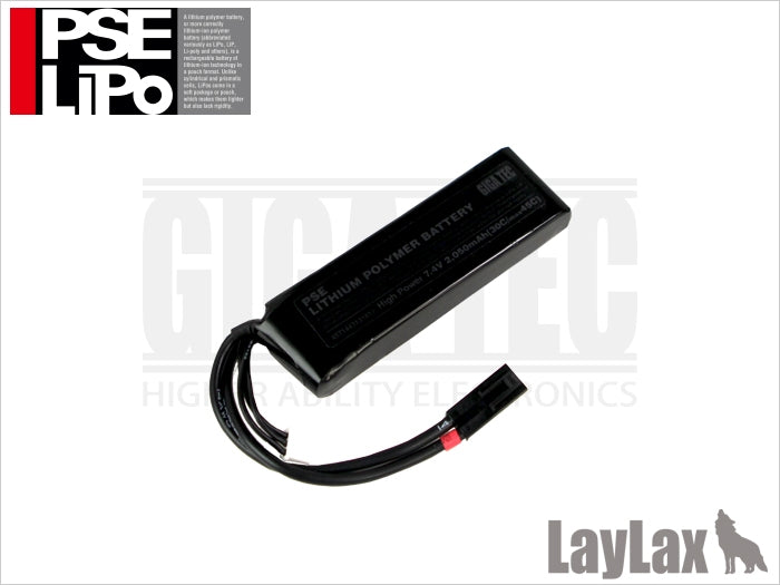【新品即納】[MIL]LayLax(ライラクス)PSEリポバッテリー7.4V ミニバッテリーS(20150223)