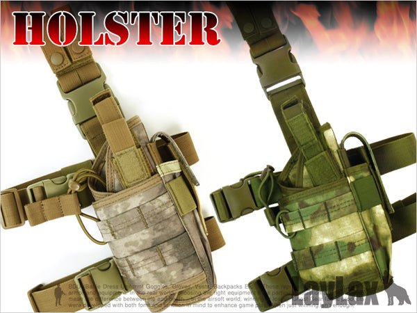 【新品即納】[MIL]ライラクス 2Wayアジャストレッグホルスター ATシリーズ AT-FG(20150223)