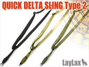 【新品】【お取り寄せ】[MIL]LayLax(ライラクス) クイックデルタスリングSP Type2 BK(20150223)