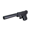 【新品即納】[MIL]クラウンモデル ポケットハンドガン エアーコッキング グロック29C サイレンサー付き (10歳以上専用)(20140713)