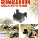 【新品】【お取り寄せ】[MIL]ライラクス 電動ハンドガン用マガジンキーパー アダプタータイプ DE(20150526)