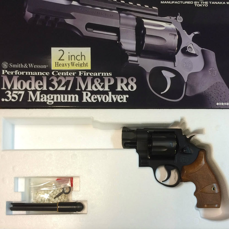 【新品即納】[MIL]タナカ ガスガン S&W M327 R8 2inch ヘビーウェイト (18歳以上専用)(20150715)