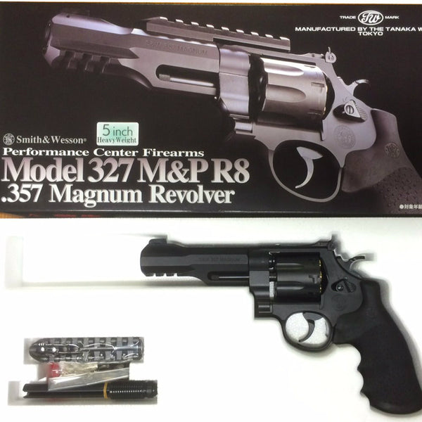 【新品即納】[MIL]タナカ ガスリボルバー S&W M327 R8 5インチ HW (18歳以上専用)(20150810)