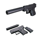 【新品】【お取り寄せ】[MIL]クラウンモデル ポケットハンドガン エアーコッキング No.2 グロック29C サイレンサー付き (10歳以上専用)(20151113)