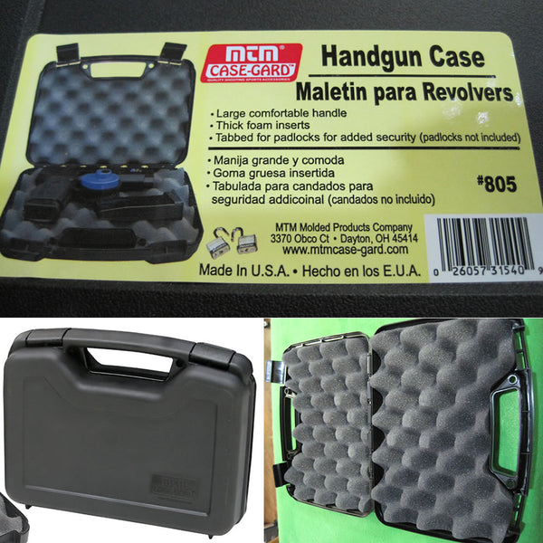 【新品即納】[MIL]MTM Handgun Case Black ハンドガンケース(#805-40)(20150223)