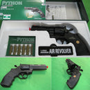 【新品即納】[MIL]クラウンモデル ハイホップアップエアリボルバー コルトパイソン.357マグナム 4インチ ブラック (18歳以上専用)(20151103)