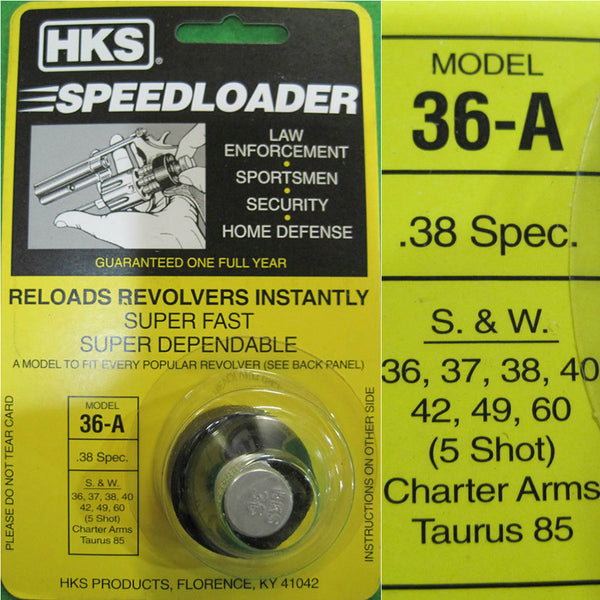 【新品即納】[MIL]HKS リボルバーガン用 SPEEDLOADER(スピードローダー) 36-A(20120707)