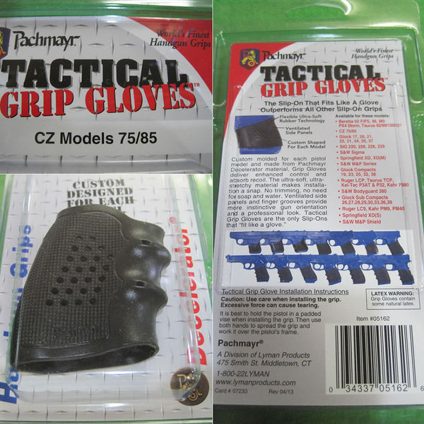 【新品】【お取り寄せ】[MIL]パックマイヤー タクティカルグリップグローブ CZ75/85用(5162)(20121112)