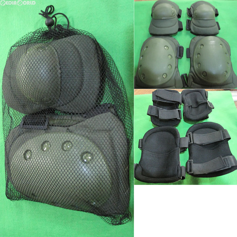 【新品即納】[MIL]ノーブランド HATCHタイプ エルボー&ニーパッドセット OD(KW-PD-004-OD)(20150624)