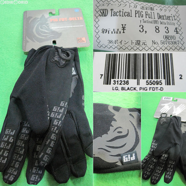 【新品即納】[MIL]SKD Tactical PIG Full Dexterity Tactical(FDT) Delta Utility Glove(デルタ ユーティリティ グローブ) BK/L(20160912)