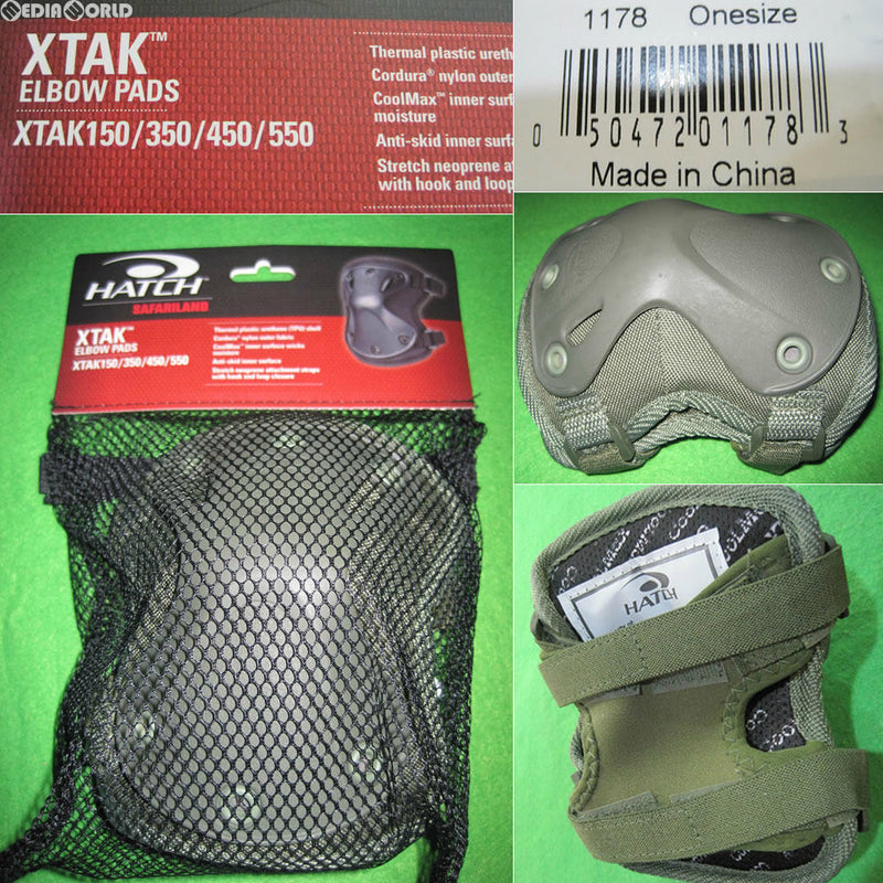 【新品即納】[MIL]HATCH(ハッチ) タクティカル エルボーパッド OD(XTAK450)(20090226)