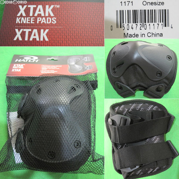 【新品即納】[MIL]HATCH(ハッチ) タクティカル ニーパッド BK(XTAK100)(20090226)