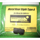 【新品】【お取り寄せ】[MIL]Shooters Design(シューターズデザイン) 東京マルイ ハイキャパ5.1用 メタルリアサイト タイプA(GSMS929A)(20130630)