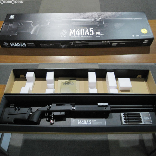 【新品即納】[MIL]東京マルイ ボルトアクションエアーライフル M40A5 ブラックストック (18歳以上専用)(20170127)