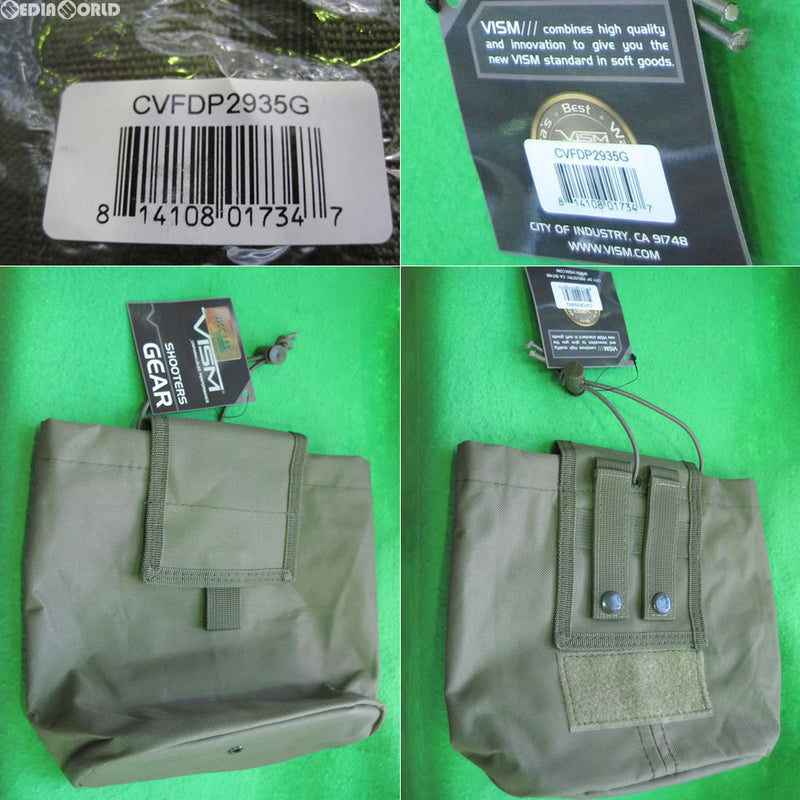 【新品即納】[MIL]VISM フォールディング・ダンプポーチ グリーン(