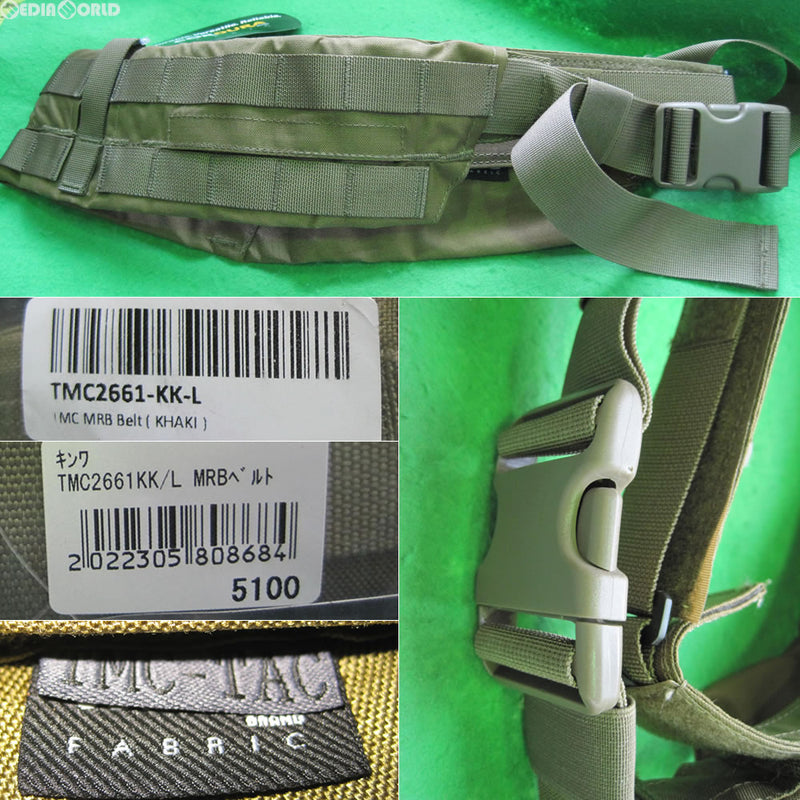 【新品即納】[MIL]TMC MRB ベルト カーキ Lサイズ(TBL-TMC2661-KK-L)(20170408)