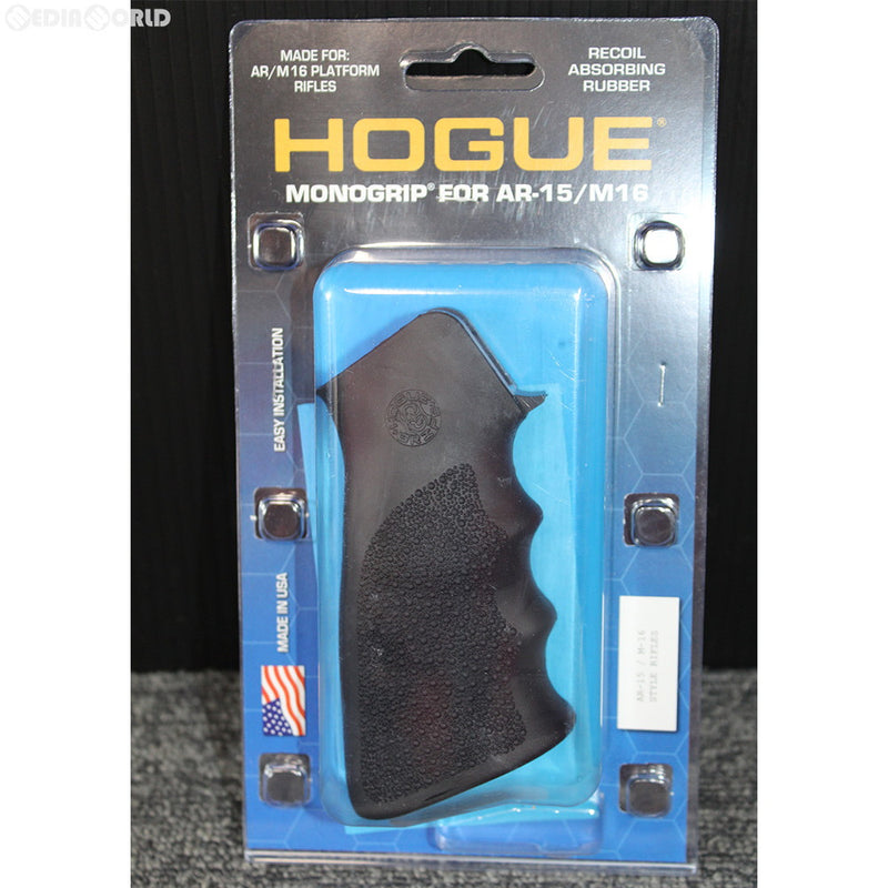 【新品】【お取り寄せ】[MIL]HOGUE(ホーグ) AR-15(M16・M4)用 ラバーグリップ BK(ブラック/黒)(