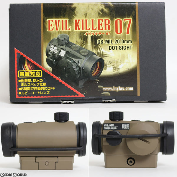 【新品即納】[MIL]LayLax(ライラクス) ダットサイト「Evil Killer 07」 セラコートVer(Quintes sence MIL) マグプルダークアース(20160430)