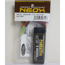 【新品即納】[MIL]NEOX 電動ガン専用リポバッテリー7.4V 2S 1800mAh ミニSタイプ(N2L1800)(20170912)