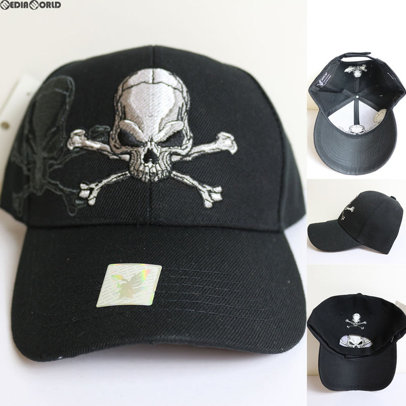 【新品即納】[MIL]WILDBILL.com スカル ベースボールキャップ Skull and Crossbones Cap with Shadow(