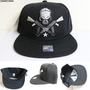 【新品即納】[MIL]WILDBILL.com スカル ベースボールキャップ Black AK Skull Snapback Cap(