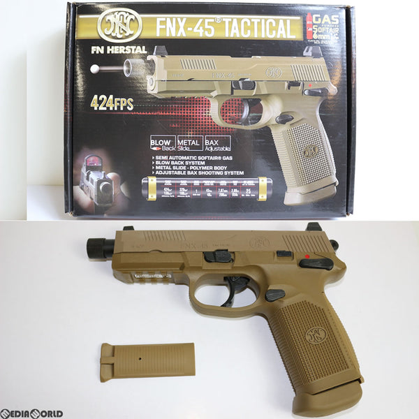 【新品即納】[MIL]cybergun(サイバーガン) ガスブローバック FN FNX-45 タクティカル FDE フラットダークアース(FNX-45-FDE) (18歳以上専用)(20110731)