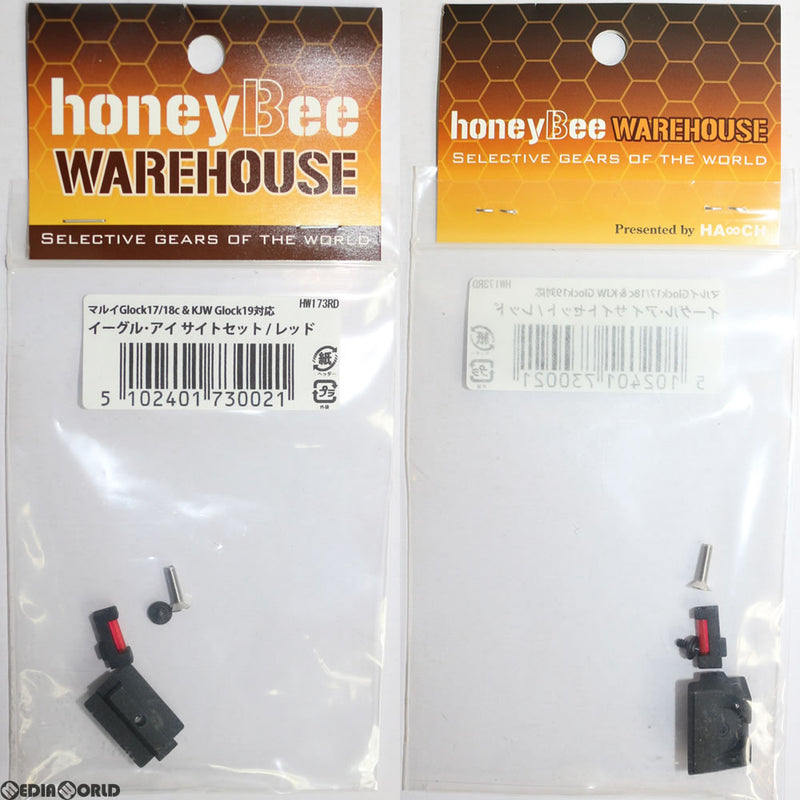 【新品即納】[MIL]honeyBee WAREHOUSE 東京マルイG17・18C/KJワークスG19用 イーグルアイ サイトセット RED レッド(HW-173RD)(20170920)