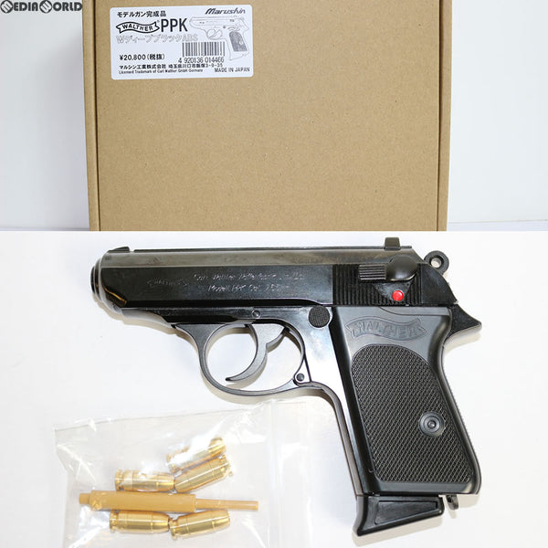 【新品即納】[MIL]マルシン工業 モデルガン 完成品 ワルサーPPK Wディープブラック ABS(2017年版)(20170920)