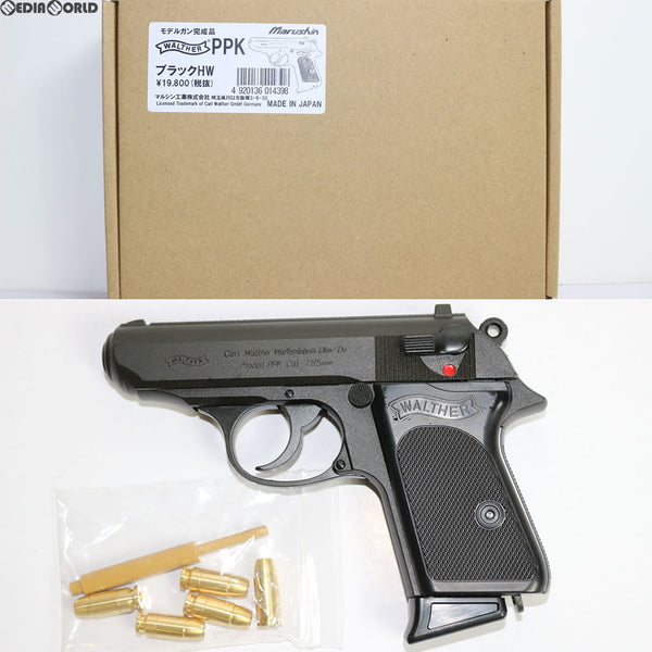 【新品即納】[MIL]マルシン工業 モデルガン 完成品 ワルサーPPK ブラック HW(20111130)